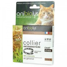 Collier antiparasitaire chat - 35cm - ANIBIOLYS