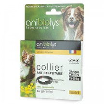 Collier antiparasitaire grand chien - 60cm - ANIBIOLYS