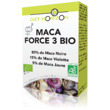 Maca Force 3 Bio- 60 gélules -DIET HORIZON