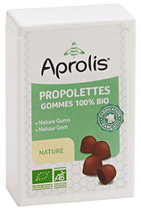 Gommes tendres Bio propolettes Propolis Nature- 50g - APROLIS
