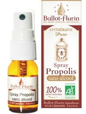 Spray propolis sans alcool -spray 15ml -BALLOT FLURIN