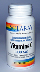 Vitamine C - 1000 mg - 30 -SOLARAY