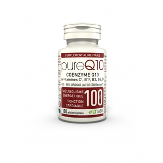 Pure Q10 100 mg - 100 gélules - LT LABO