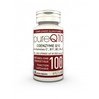 Pure Q10 100 mg - 60 gélules - LT LABO
