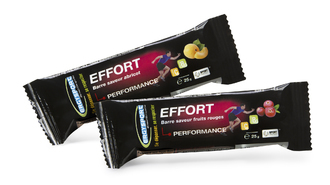 Ergysport Effort - Goût abricot & fruits rouges - Lot 100 barres panaché - NUTERGIA