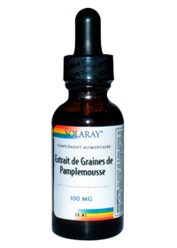 Extrait de Graines de Pamplemousse Liquide - 100 mg -  SOLARAY