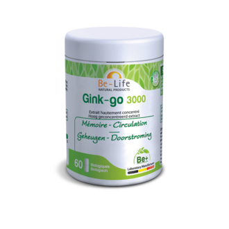 Gink-go 3000 60 gélules - BE-LIFE