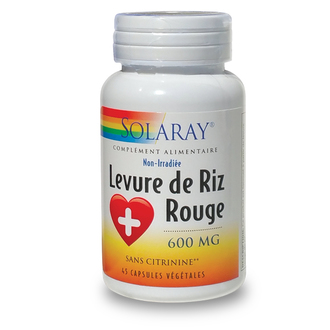 Levure de Riz Rouge - 600 mg -SOLARAY