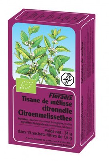 Tisane Mélisse Citronnelle -15 sachets - SALUS