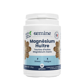 Oemine Magnesium Huitres - 60 gélules-PHYTOBIOLAB - OEMINE