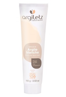 Masque argile blanche-100g -ARGILETZ