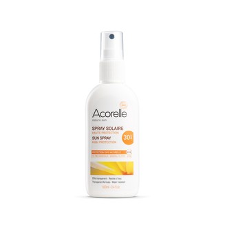 Spray solaire SPF 30 Bio-100ml -ACORELLE